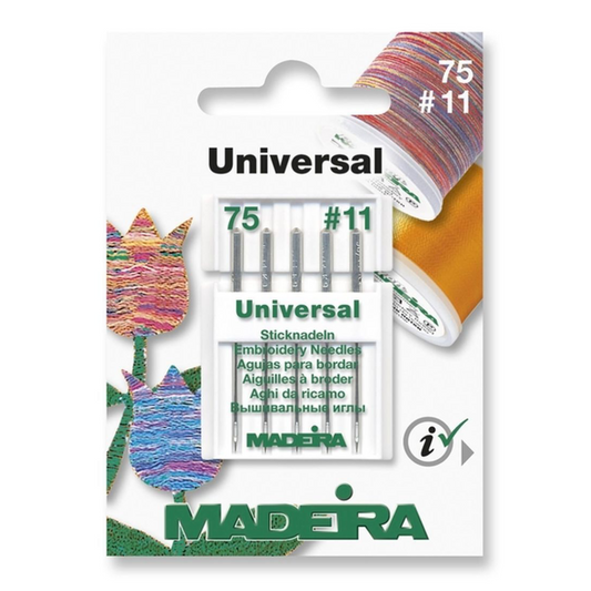 Lot de 5 aiguilles à broder Madeira n°75