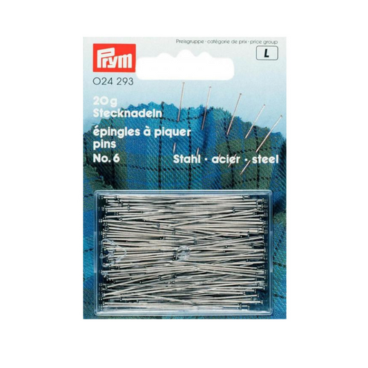Boîte d'épingles n°6 en acier trempé
